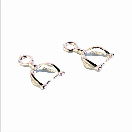 Fornituras de pendientes chapadas en latón y SS 1-8prs 7-17 mm oro plata negro buey latón SS Foto 1 de 1