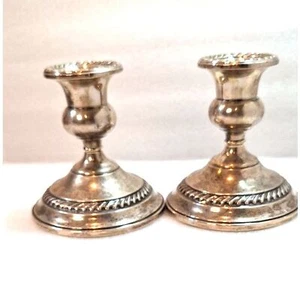 Candelabros Preisner de plata de ley con peso 744 - Imagen 1 de 9