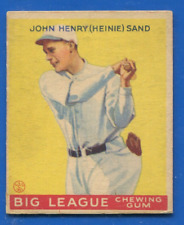 1933 Goudey #35 -  John Henry (Heine) Sand Baltimore Orioles VG Pinhole