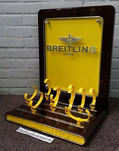 BREITLING vintage OFFICIAL BIG DEALERDISPLAY 100% original DEALER wooden BIG - Picture 1 of 12