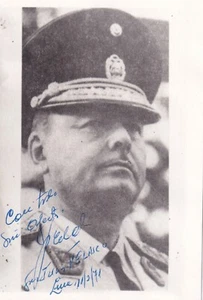 Juan Velasco Alvarado - Präsident Peru - Foto- original signiert "1971" - Picture 1 of 2