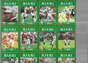 Miami Univ.Hurricanes FB-l990/9l Smokey The Bear Sheet - Picture 1 of 2