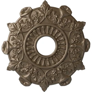Ekena Millwork CM17PRWSS Preston Ceiling Medallion, 17 1/2"OD x 4"ID x 1"P (F... - Picture 1 of 12