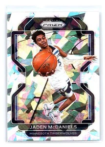 2021 Panini Prizm Jaden McDaniels #12 Ice Prizm   Timberwolves - Picture 1 of 2