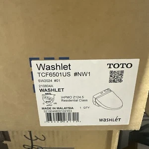TOTO Washlet A200 SW2024#01 Elongated Electronic Bidet Toilet Seat TCF6501UR - Picture 1 of 8