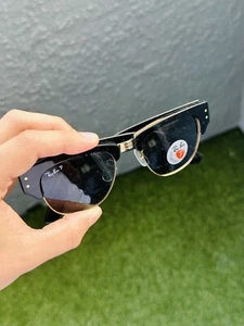 Ray Bans Mega Club Master RB 0316-S Classic Black Shade - New With Case - Picture 1 of 8