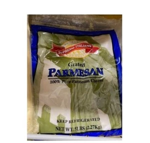 Supremo Italiano - Grated Parmesan Cheese (Domestic)- 5 lbs - Picture 1 of 1