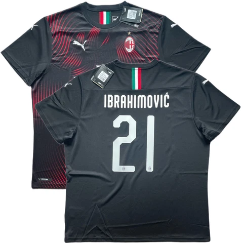 2019/20 AC Milan Third Jersey #21 IBRAHIMOVIC 2XL Puma ROSSONERI Soccer NEW Cover