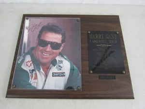 Nascar 1994 Harry Gant 12x15 Farewell Tour Plaque Autographed Photo-837 of 3300 - Picture 1 of 8