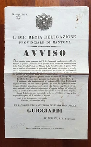 C4539-LOMBARDO VENETO,MANTOVA, GUICCIARDI, AVVISO: APPALTO LAVORI STRADA POSTALE - Foto 1 di 1