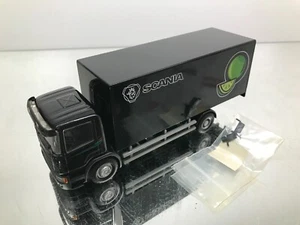LION TOYS SCANIA 94D 220 PROMO BOX TRUCK -BLACK 1:50- GOOD CONDITION - V86 - Imagen 1 de 8