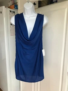 Camicia donna The Arte by Zenana nuova taglia M blu pizzo floreale - Foto 1 di 7