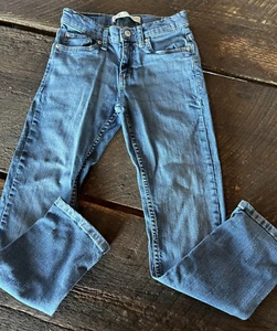 Levi' Strauss Taper Jeans Boys Medium Denim Blue Wash Size 10 Reg W25 L25 - Picture 1 of 9