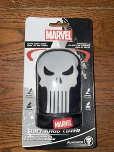 Skull Logo Stick Cover- Universal Marvel Punisher Shift Knob Cover - New! Sealed - Picture 1 of 2
