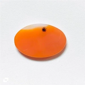 Piedra preciosa suelta natural cabujón naranja cornalina para joyería 21 quilates ME-10356 - Imagen 1 de 4