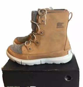 Sorel Explorer Next Joan Water Proof Insulated  Winter Boots Sz 9.5 Brown NEW! - Picture 1 of 7
