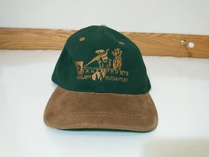 De Colección Diana Hunts Hungría Budapest Sombrero Gorra Caza Tirador Correa Trasera Ajustable - Imagen 1 de 10