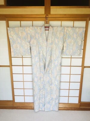 Kimono Japonés Hombre/Mujer Alta Calidad Pura Seda Vintage Ropa Tradicional_7 Foto 1 de 4