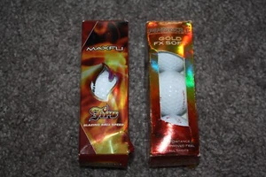 Pinnacle Pro Tour Gold FX Caja blanda de 3 pelotas de golf y Maxfli Fire Caja de 3 Golf b - Imagen 1 de 6