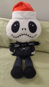 Jack Skellington The Nightmare Before Christmas Puppe Plüsch 16 Zoll - Weihnachtsmütze Disney - Bild 1 von 5