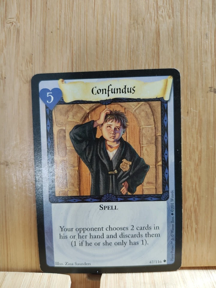 HARRY POTTER TCG🏆2001 #58/116 "Confundus" Trading Card🏆 - Image 1 of 1