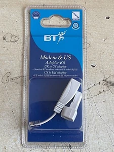 100 x oryginalny zestaw adapterów telefonicznych BT UK do USA i USA do Wielkiej Brytanii (200 sztuk) - Zdjęcie 1 z 3
