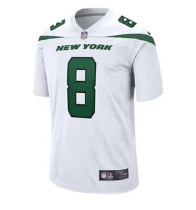 Youth Small White New York Jets Aaron Rodgers Jersey Nike Authentic - Picture 1 of 4