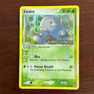 Tarjeta Pokémon Swalot 40/106 Holograma Inverso Poco Común EX Esmeralda - Imagen 1 de 5