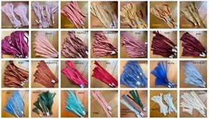 ZIPS JOB LOT x 1,644 Top Quality Nylon - 33 Colours - Various Lengths OPTI ZIPS - Picture 1 of 9