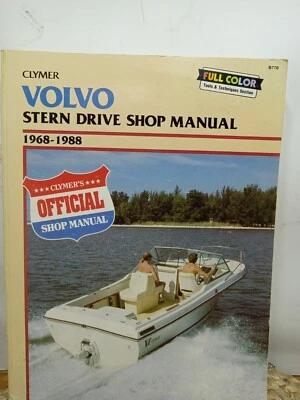 Manual de reparación de taller original Clymer Volvo Stern Drive 1968-1988  Foto 1 de 4