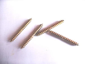 7x Tornillos de doble extremo para montar remates a postes - Imagen 1 de 2