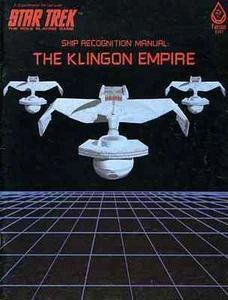 SHIP RECOGNITION MANUAL: THE KLINGON EMPIRE EXC+! 2301 Star Trek The RPG - Picture 1 of 1