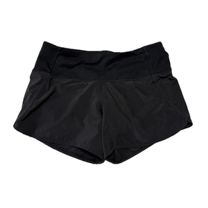 Lululemon Run Times Damenshorts Größe 2 schwarz 4 Zoll Laufen gefüttert W7AK0S - Bild 1 von 7