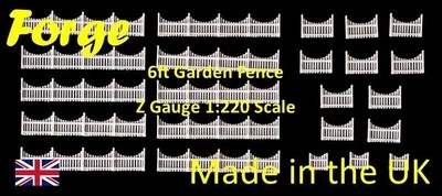 Garden Fencing 6ft Z Gauge White 23 Pack 1:220 Scale Models Train Railway - Image 1 of 4