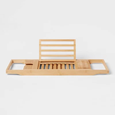 Carrito de bañera de bambú - Brightroom Foto 1 de 3