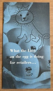 Vintage 1950's BRITISH LION EGG MARKETING BOARD 1957 Booklet RETAIL ADVICE - Picture 1 of 3