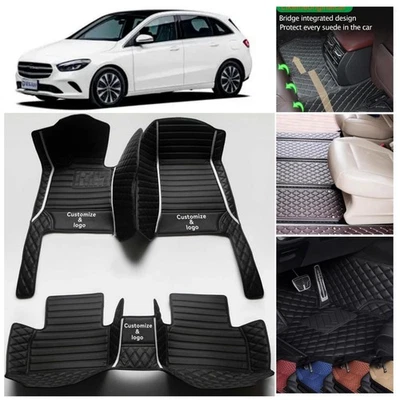 Fit Mercedes-Benz B-Class 2009-2025 Waterproof Carpet All Weather Car Floor Mats - Image 1 of 4