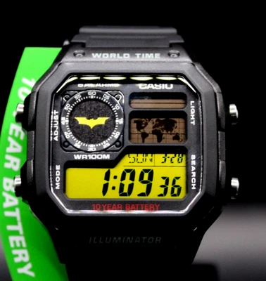 Nuevo Casio AE1200 inspirado en Batman - Nuevo tema personalizado de Batman Foto 1 de 4