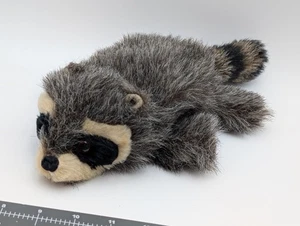 Folkmanis Furry Folk Raccoon Plush Puppet Stuffed Animal Toy - Picture 1 of 9