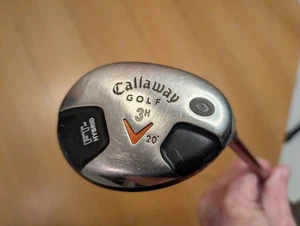 Callaway Fusion FT 3 Hybrid 20° 3HY 3H Aldila NVS Graphit S-Flex RH 40,5" sehr guter Zustand - Bild 1 von 12