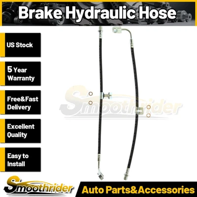 Centric 2pcs Front Brake Hydraulic Hoses For Chevrolet C10 1981-1984 1985 1986 - Image 1 of 4