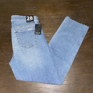 Neu mit Etikett Joes Jeans Damen Hose Straight Crop blau Jeans Größe 28 Medium Wash - Bild 1 von 7