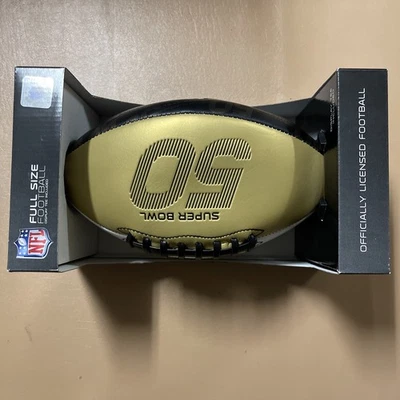 Super Bowl 50 Game Ball - Carolina Panthers vs Denver Broncos (2013) Nuevo Foto 1 de 4