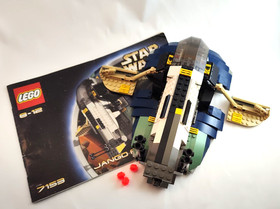 Lego Star Wars 7153 Jango Fetts Slave I, Complete Ship & Instructions No Minifig