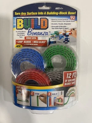 Build Bonanza Block, Peel And Stick Tape Building For Compatible Block Types - Image 1 of 3