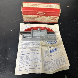 Dunlap 4882 vintage sega a mano giuntatrice e guida file con scatola e istruzioni come nuova - Foto 1 di 8
