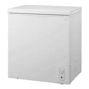 30.31 in. in 7 Cu. Ft. Manual Defrost Chest Freezer with Stay Open Lid in White - Picture 1 of 7