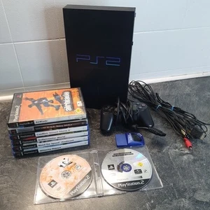 Sony PlayStation 2 + 8 Spiele 1x Controller 1x Memory Card + Kabel SCPH-39004 - Bild 1 von 21