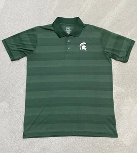 Polo a righe Michigan State Spartans da uomo L Pro Edge abbigliamento cavalieri golf - Foto 1 di 10
