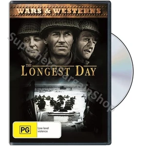 The Longest Day (DVD, 1962) PAL Region 4 (John Wayne Henry Fonda Robert Mitchum) - Picture 1 of 5
